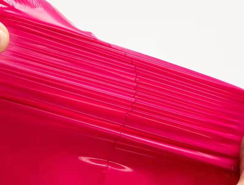 蒙自玫红色快递袋-05